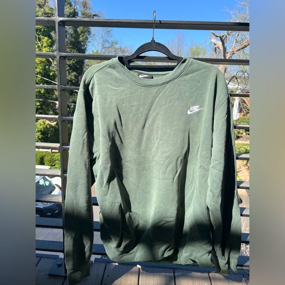 Olive Green Classic Nike Sweatshirt